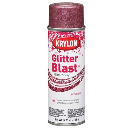 KRYLON Krylon K3812 5.75oz. Glitter Blast Glilter Spray - Posh Pink K3812